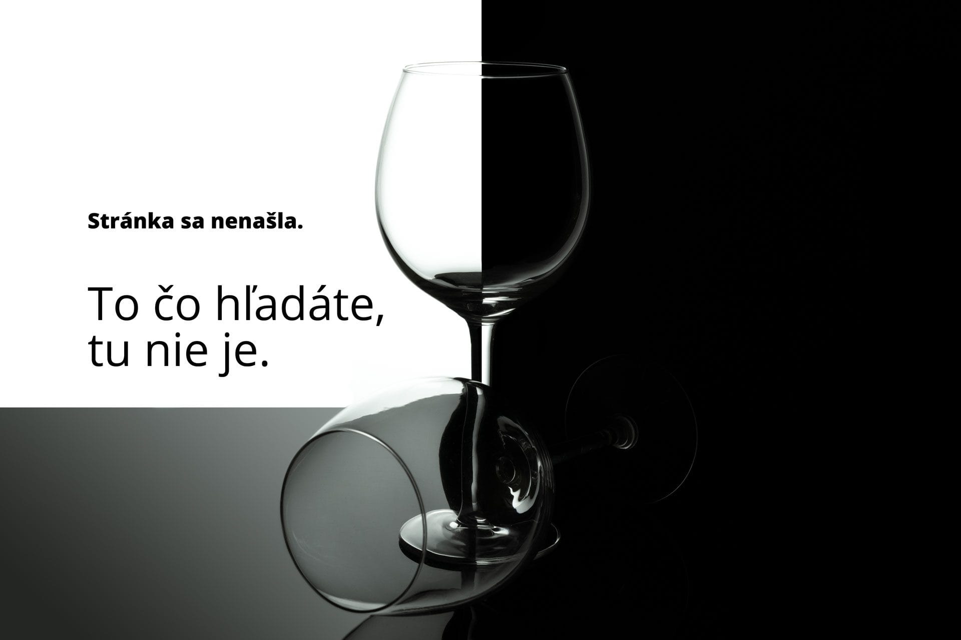 stranka sa nenasla